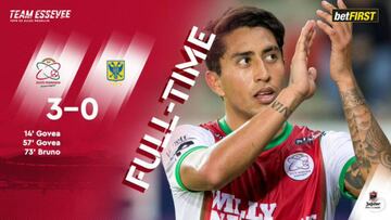Omar Govea revive con doblete en Copa de Bélgica