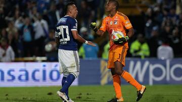 Wuilker Far&iacute;&ntilde;ez fue la figura de Millonarios en la derrota contra Once Caldas por Copa &Aacute;guila.