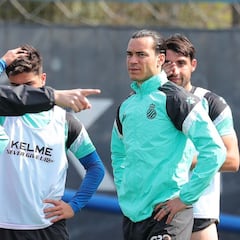 Raúl de Tomás y Jesé, reunión en el rellano camino del ascenso