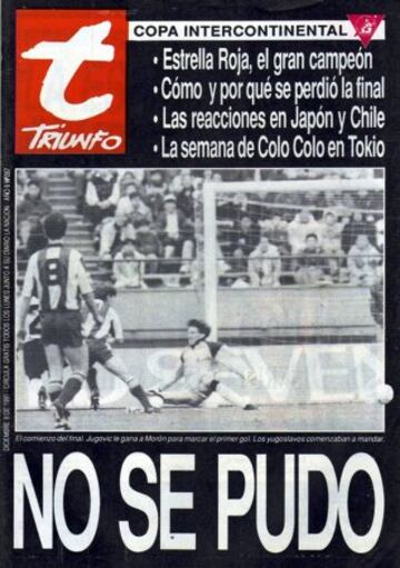 Colo Colo es el único equipo chileno que ha jugado una final de Copa Intercontinental o Mundial de Clubes.
