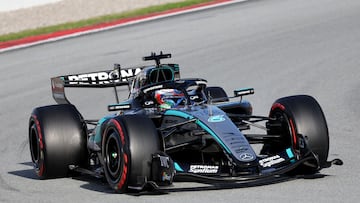 Kimi Antonelli (Mercedes W17). Barcelona, España. F1 2026.