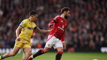 Muñoz da asistencia y Crystal Palace silencia Old Trafford