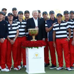 Donald Trump entregó a EE UU su décima Presidents Cup