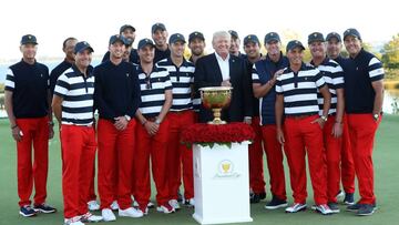 Donald Trump entregó a EE UU su décima Presidents Cup