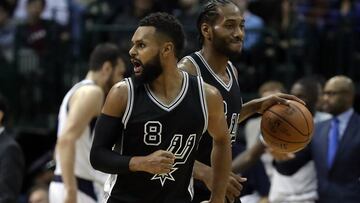 Patty Mills y Kawhi Leonard decidieron en el último cuarto para los Spurs.