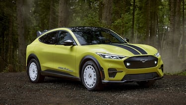 Probamos el Ford Mustang Mach-E Rally: Eléctrico en asfalto y terracería