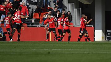 15/02/20 PARTIDO PRIMERA DIVISION RCD MALLORCA - ALAVES. GOL LOCAL CUCHO HERNANDEZ 1-0 ALEGRIA