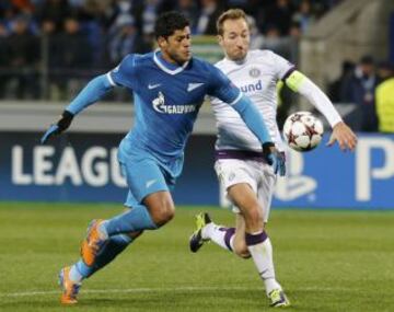 Grupo G: Zenit - Austria de Viena. Hulk.