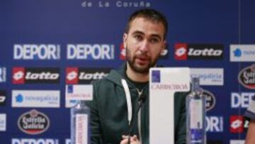Ayoze durante una rueda de prensa.