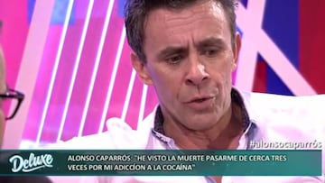 Alonso Caparr&oacute;s confes&oacute; en S&aacute;lvame Deluxe su calvario con la adicci&oacute;n a la coca&iacute;na.