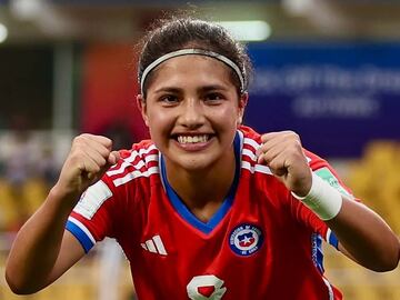 Ámbar Figueroa, tras marcar en el pasado Mundial Sub 17.