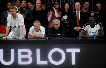 Mourinho, Damien Duff, Stephane Chapuisat y Usain Bolt.