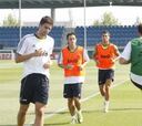 Özil termina su primer día como madridista entrenándose en Valdebebas