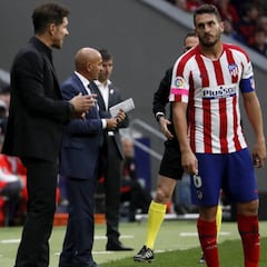 El vestuario del Atlético cierra
sus filas en torno a Koke