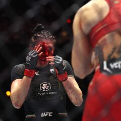 Irene Aldana sufre aparatoso corte en Noche UFC 306