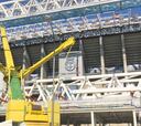 Revelan imágenes con las obras del Santiago Bernabéu