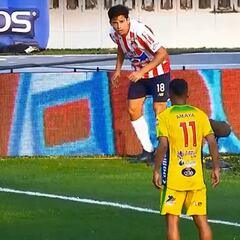 La asistencia de Matías Fernández en triunfo de Junior