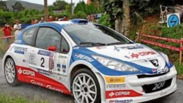 <b>CONSTANTE. </b>Luis Monzón consiguió alzarse con la victoria en el Rally de Ferrol.