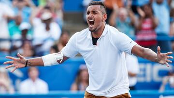 Nick Kyrgios, durante la final del Citi Open de Washington.