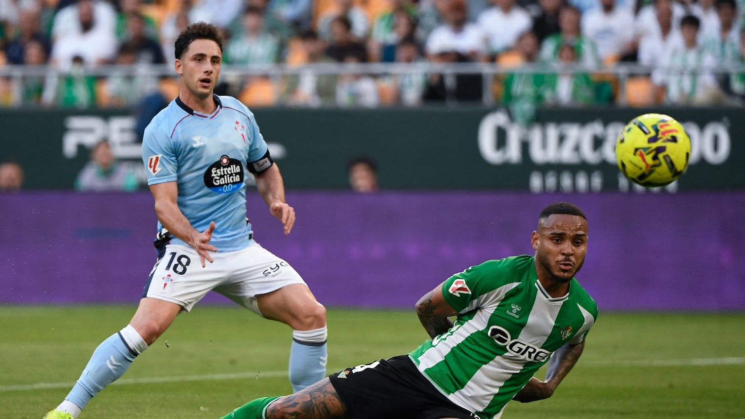 Jugadores del Betis celebrando un gol