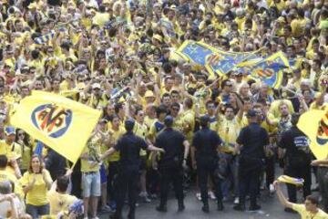 La fiesta del ascenso en Villarreal