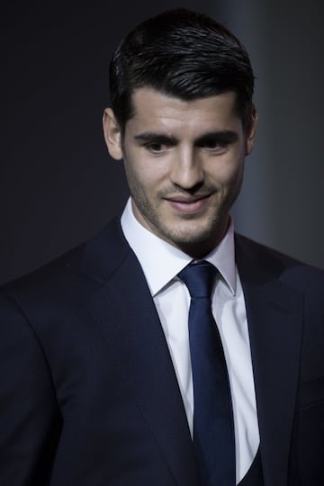 Álvaro Morata ha sido presentado como nuevo jugador del Atlético de Madrid esta mañana en el Wanda Metropolitano. 