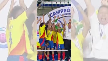 Colombia festeja su título en el Sudamericano de Futsal Sub-20