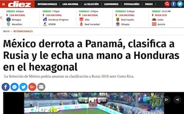 El medio catracho agradeció 'la manita' de México a Honduras en el Hexagonal.