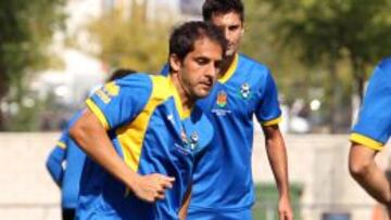 Sergio Mora, con el Alcorcón.
