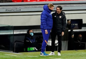 Marcelino y Koeman se enfrentarán por segunda vez en once días