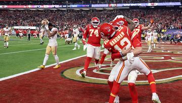 The NFL championship game was one of just two Super Bowls to go to overtime and the Chiefs secured a famous victory at the death.