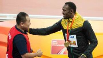 Tao, el cámara chino, pidió perdón a Usain Bolt