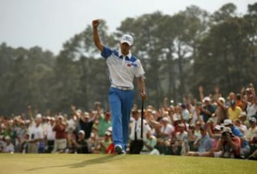 Who are the youngest and oldest players to make the cut at the Augusta Masters?