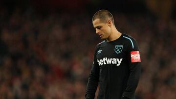 Chicharito iguala su peor racha goleadora antes de Navidad