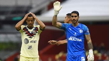 Querétaro le planta cara al América cuando lo visita en el estadio Azteca