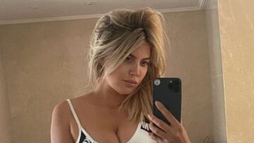 Wanda Nara, acusada de usar Photoshop en su última foto en el baño