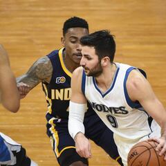 Curioso 3 contra 3 entre Wolves y Pacers; 12 asistencias de Ricky