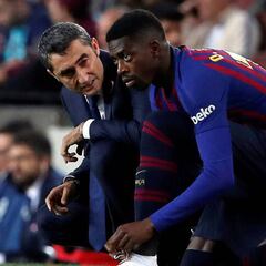 Valverde sobre si Dembélé llegó tarde ante el Inter: "Si algún día lo hace, no tiene importancia..."