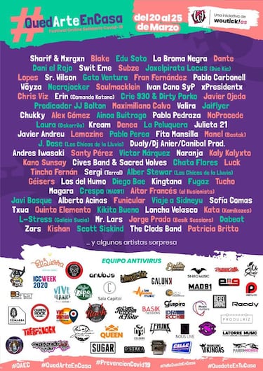 Los conciertos que podr¨¢s ver desde casa este fin de semana