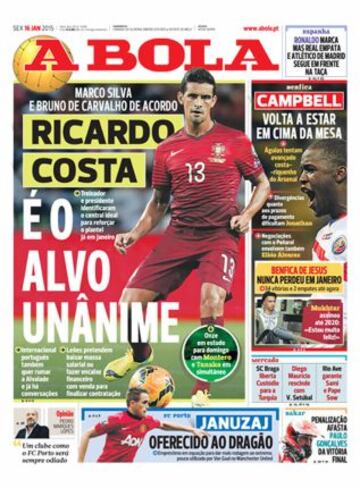 Portadas de la prensa deportiva