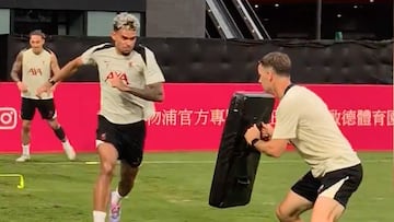 La pretemporada de Liverpool avanza y Díaz no se queda de brazos cruzados.