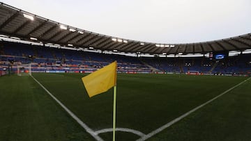 ROME, ITALY - APRIL 10: A general view of the Stadio Olimpico before the UEFA Champions League quarter final second leg between AS Roma and FC Barcelona at Stadio Olimpico on April 10, 2018 in Rome, Italy. (Photo by Paolo Bruno/Getty Images)