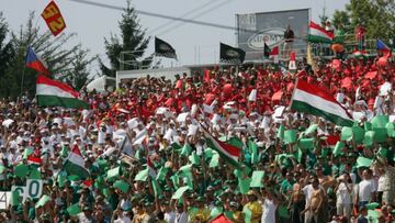 Aficionados húngaros.