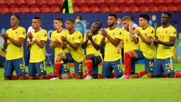 Colombia ante Uruguay