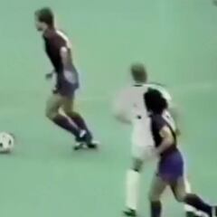 El día que Diego Armando Maradona y Mágico González jugaron en el Barcelona