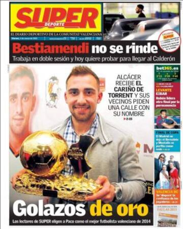 Portadas de la prensa deportiva