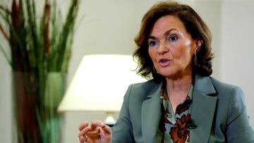 Carmen Calvo, vicepresidenta primera del Gobierno de España.