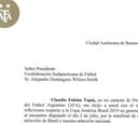 Reclamo de AFA a CONMEBOL por el arbitraje de Zambrano