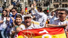 30/04/24 CHAMPIONS LEAGUE  REAL MADRID 
AMBIENTE AFICIONADOS SEGUIDORES MUNICH

