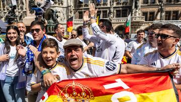 30/04/24 CHAMPIONS LEAGUE  REAL MADRID 
AMBIENTE AFICIONADOS SEGUIDORES MUNICH

